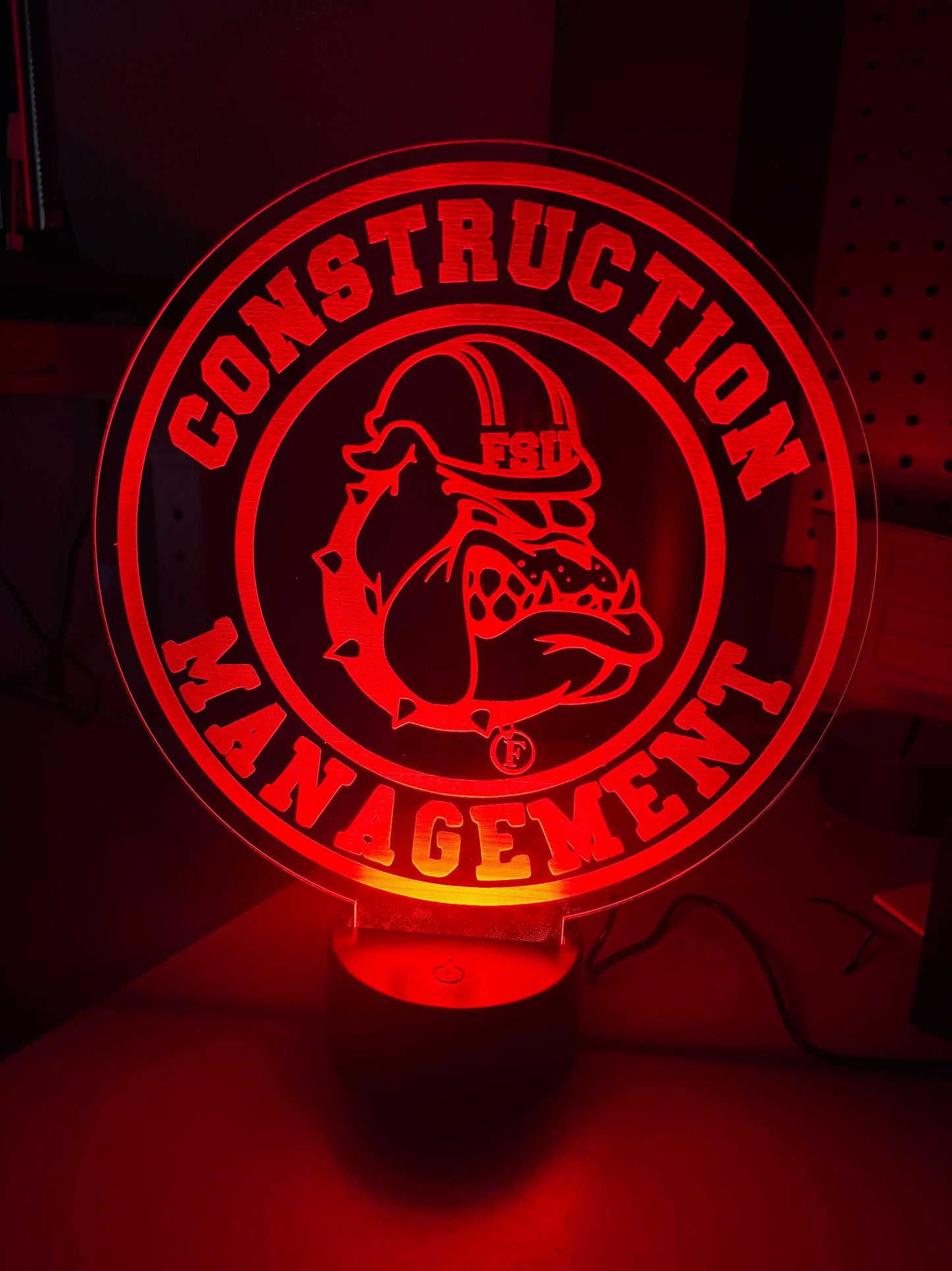 FSU LED Bulldog Sign