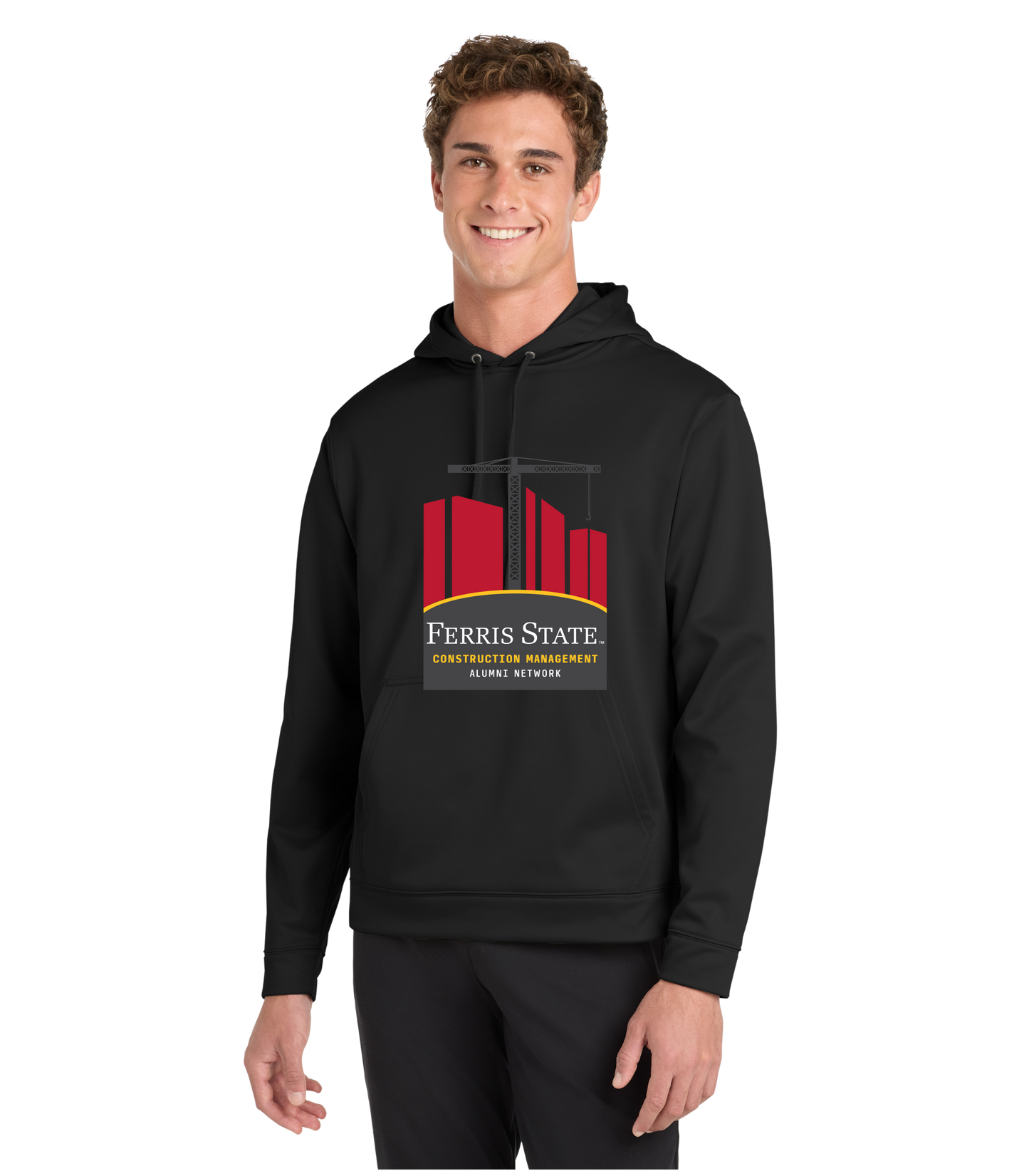 Sport wick hoodie Large Logo
