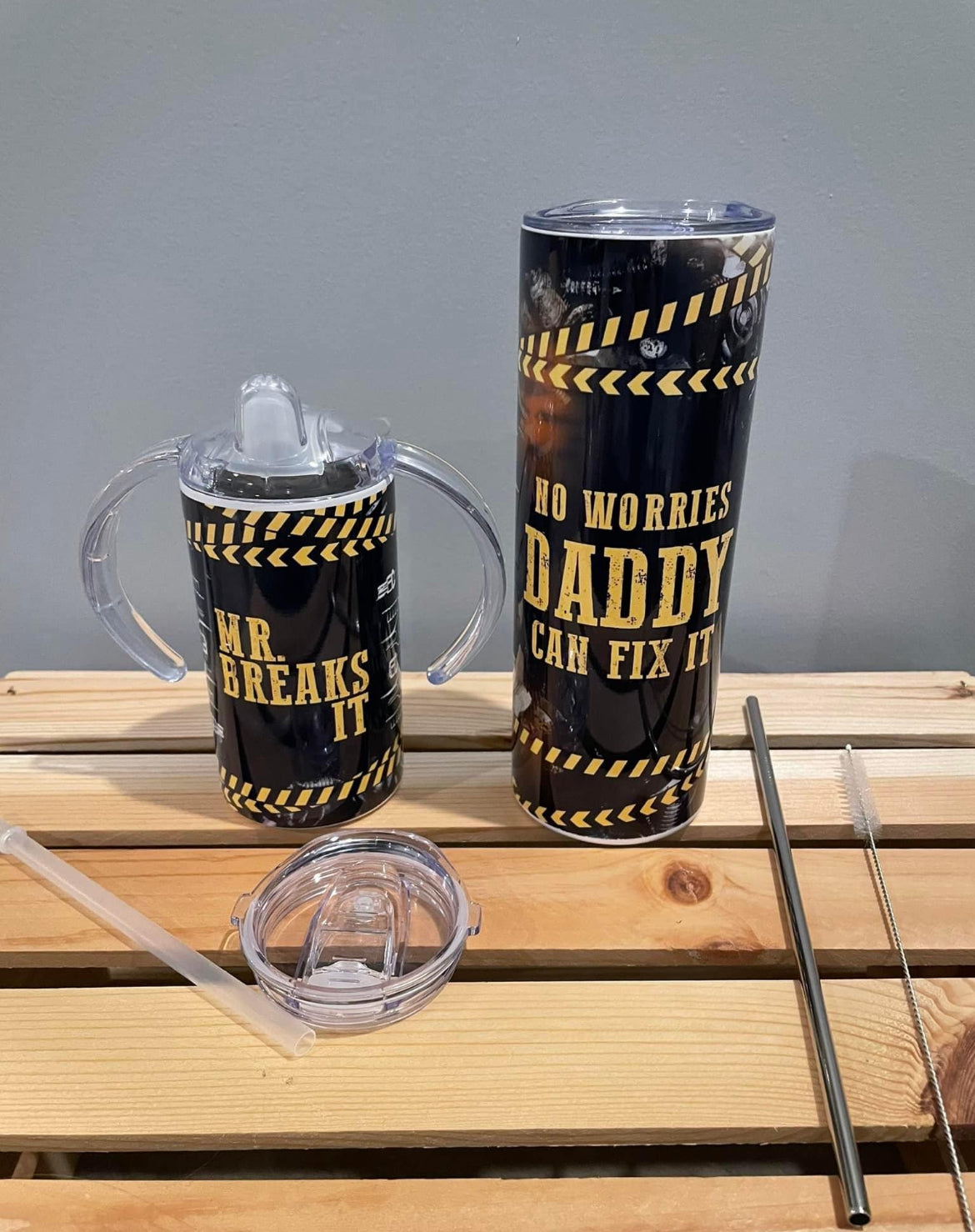 Daddy and Mr Breaks Tumbler