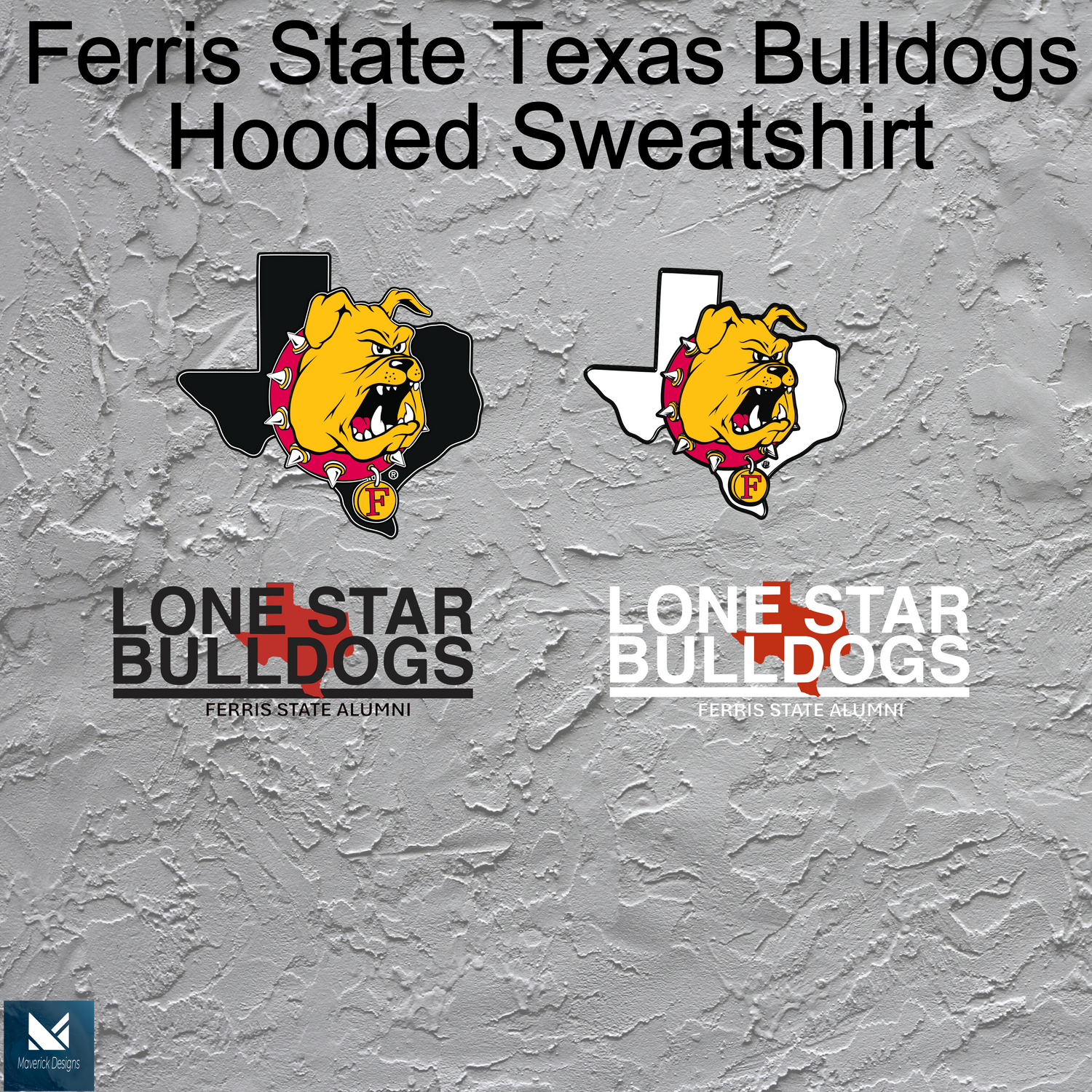 Texas Lonestar Bulldogs- Hooded Sweatshirt