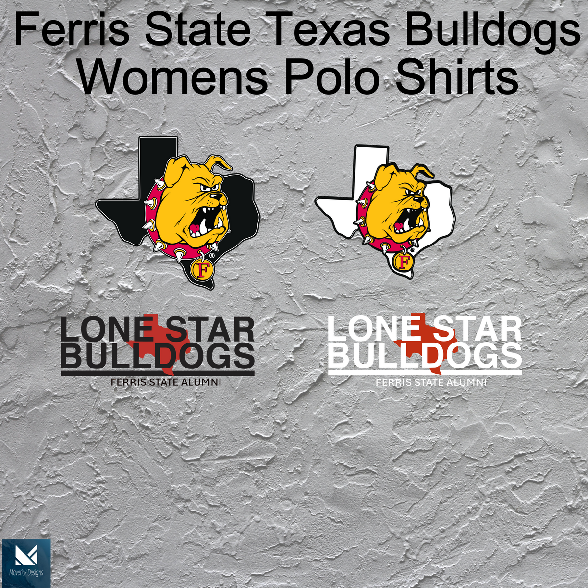 Texas Lonestar Bulldogs- Womens Polo Shirt