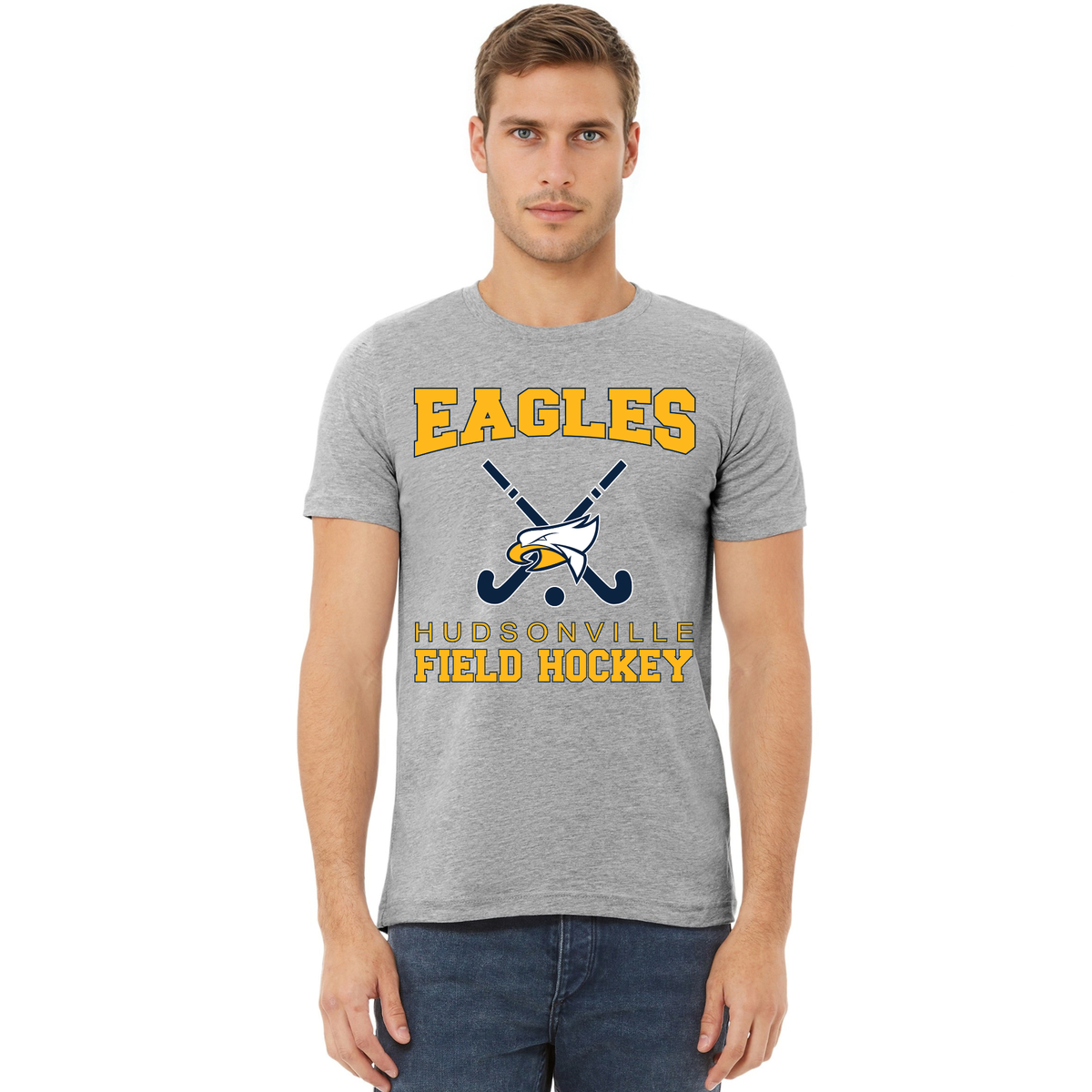 Hudsonville Field Hockey Tri Blend T-shirt