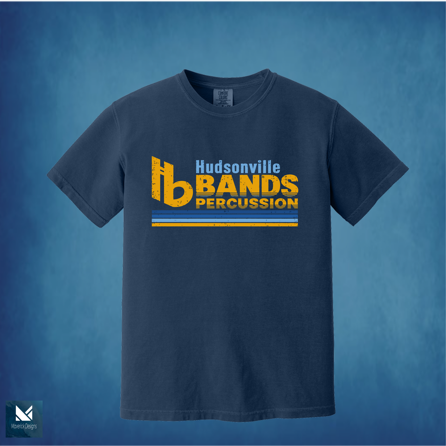 Hudsonville Marching Band Retro T-shirt