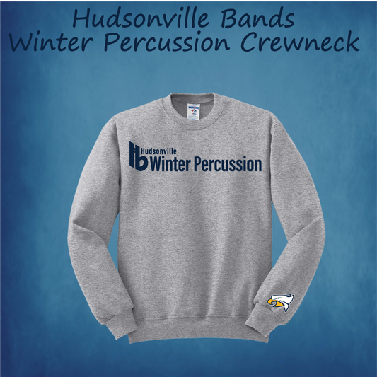 Hudsonville Bands Winter Percussion Crewneck Sweatshirt