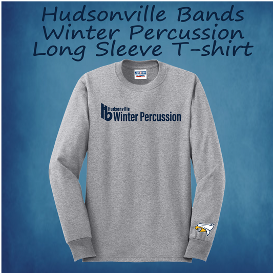 Hudsonville Bands Winter Percussion Long Sleeve Tee