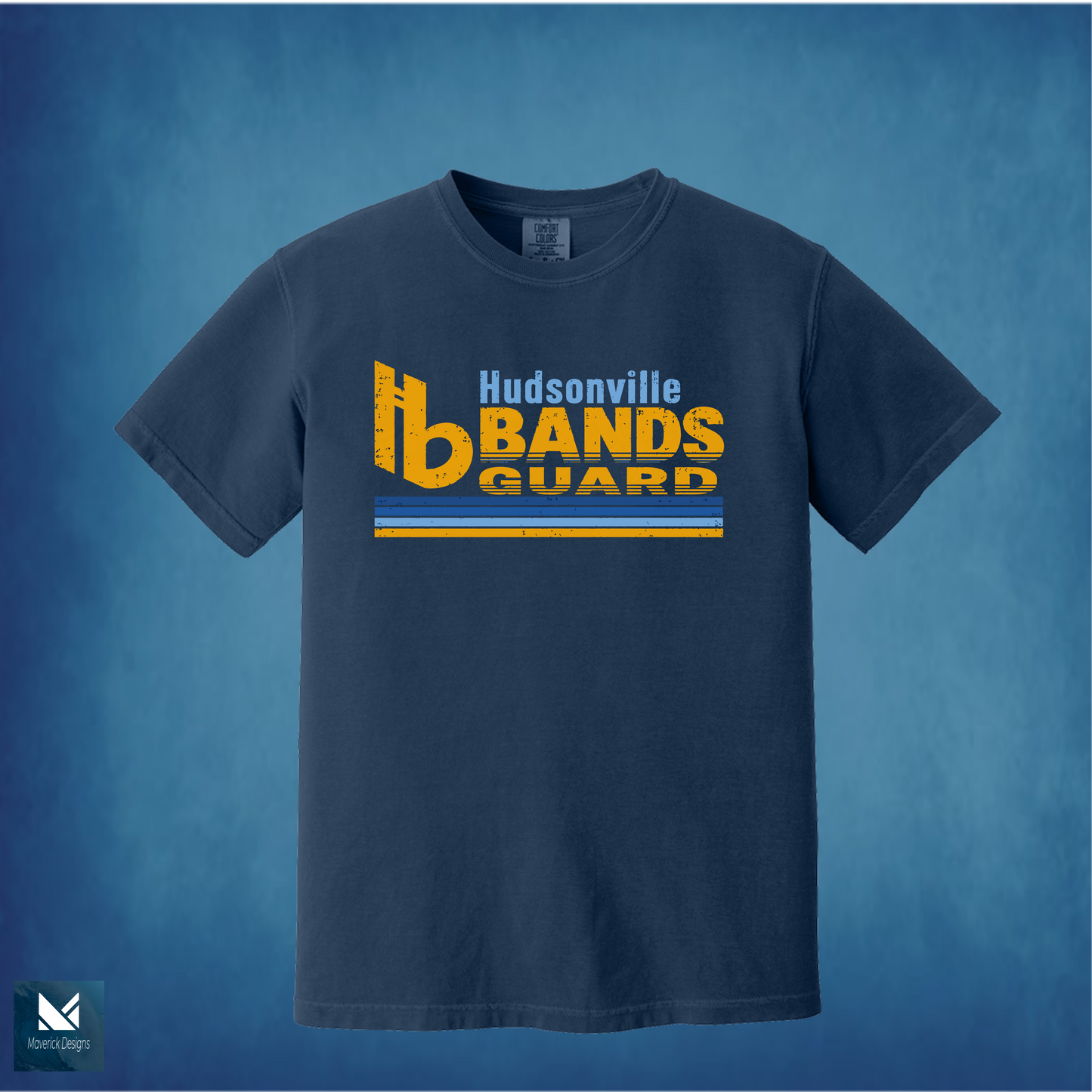 Hudsonville Marching Band Retro T-shirt