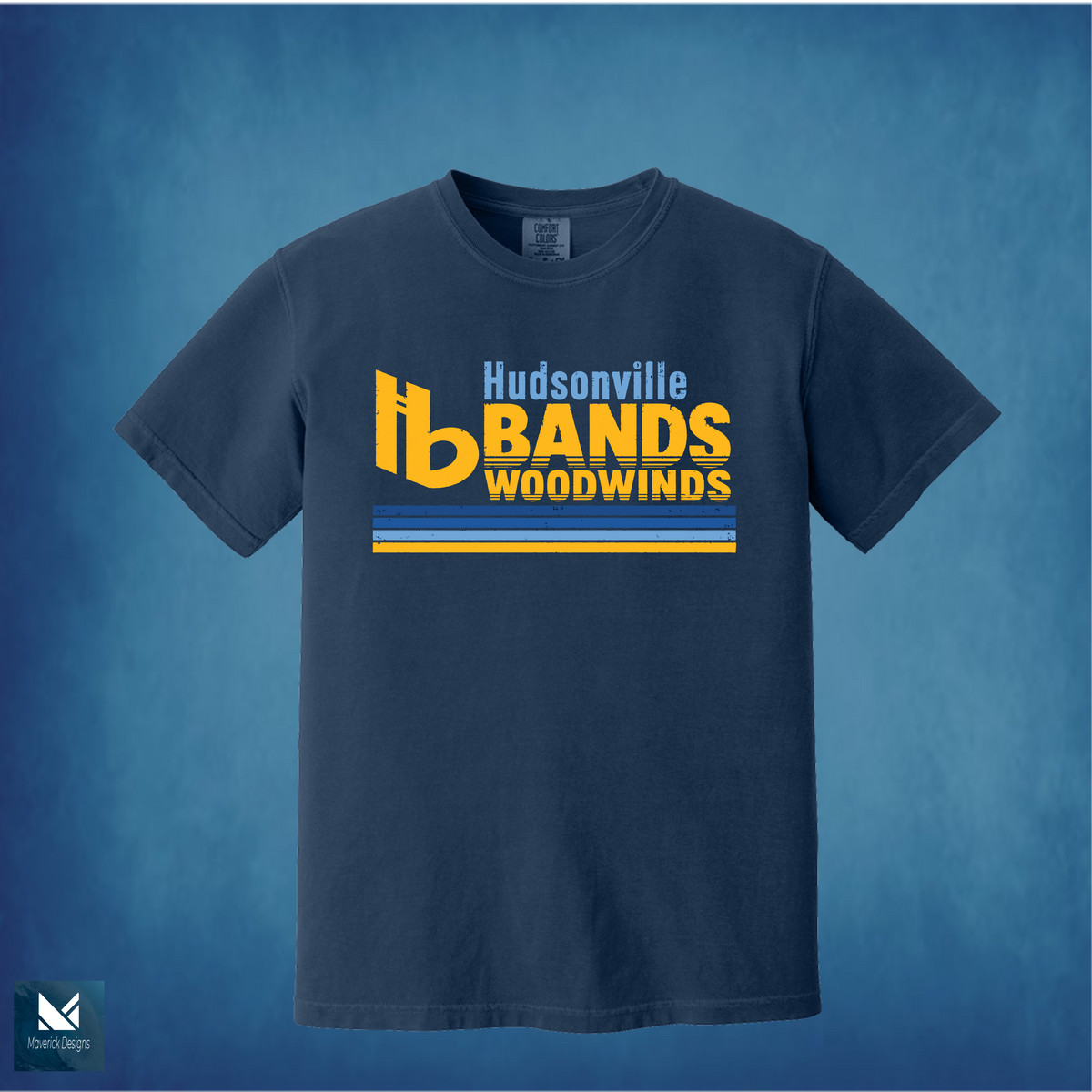 Hudsonville Marching Band Retro T-shirt
