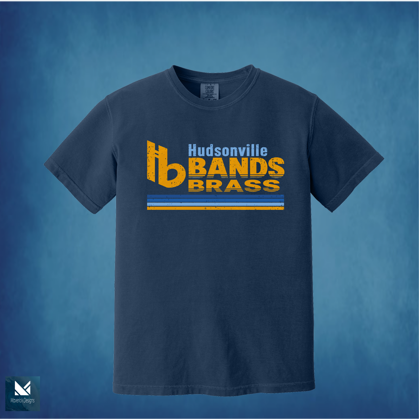 Hudsonville Marching Band Retro T-shirt