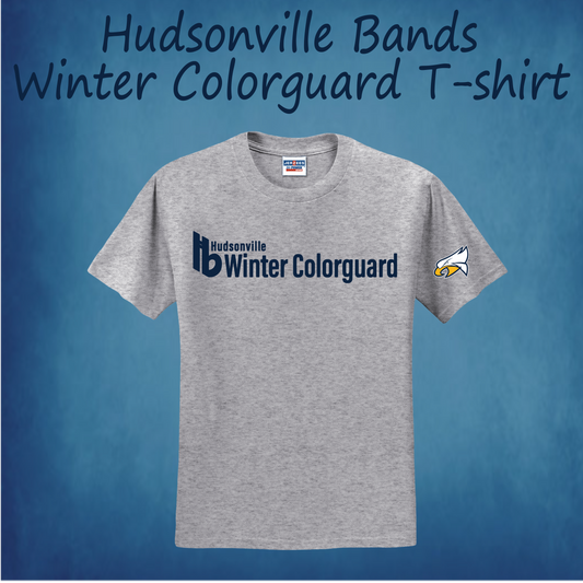 Hudsonville Bands Winter Colorguard