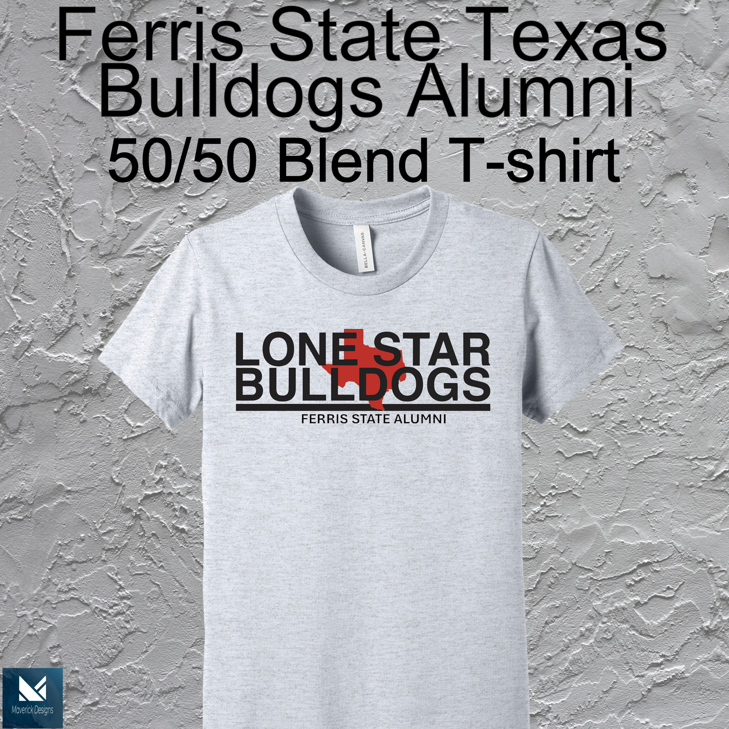 FSU Lonestar Bulldogs T-shirt Large Logo