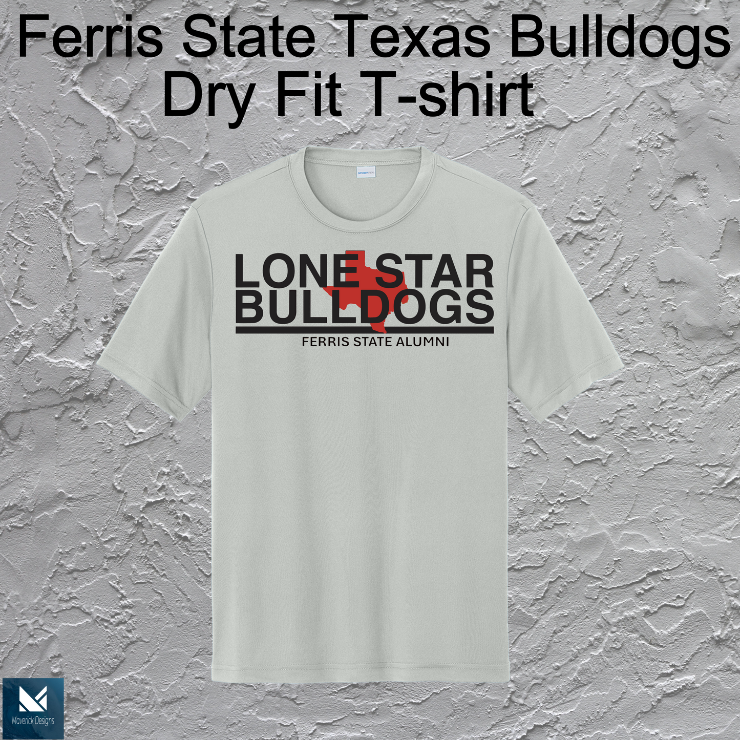 FSU Lonestar Bulldogs Dry Fit T-shirt Large Logo
