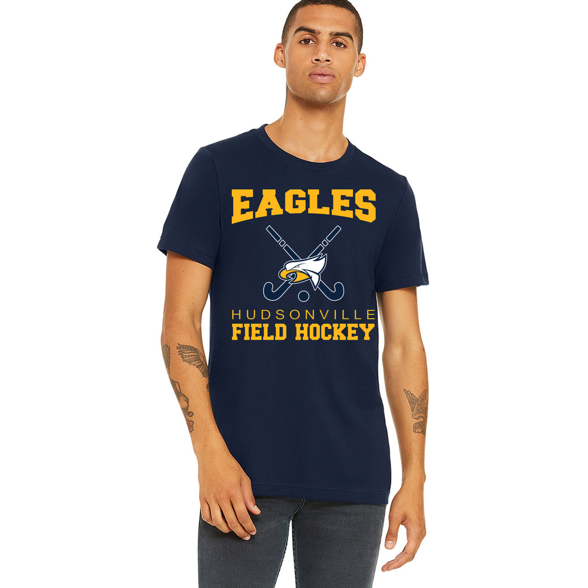 Hudsonville Field Hockey Tri Blend T-shirt