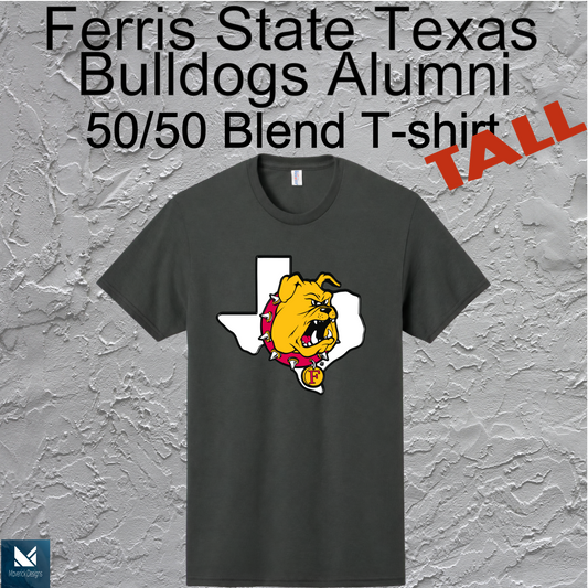 FSU Texas Bulldogs T-shirt Large Logo TALL