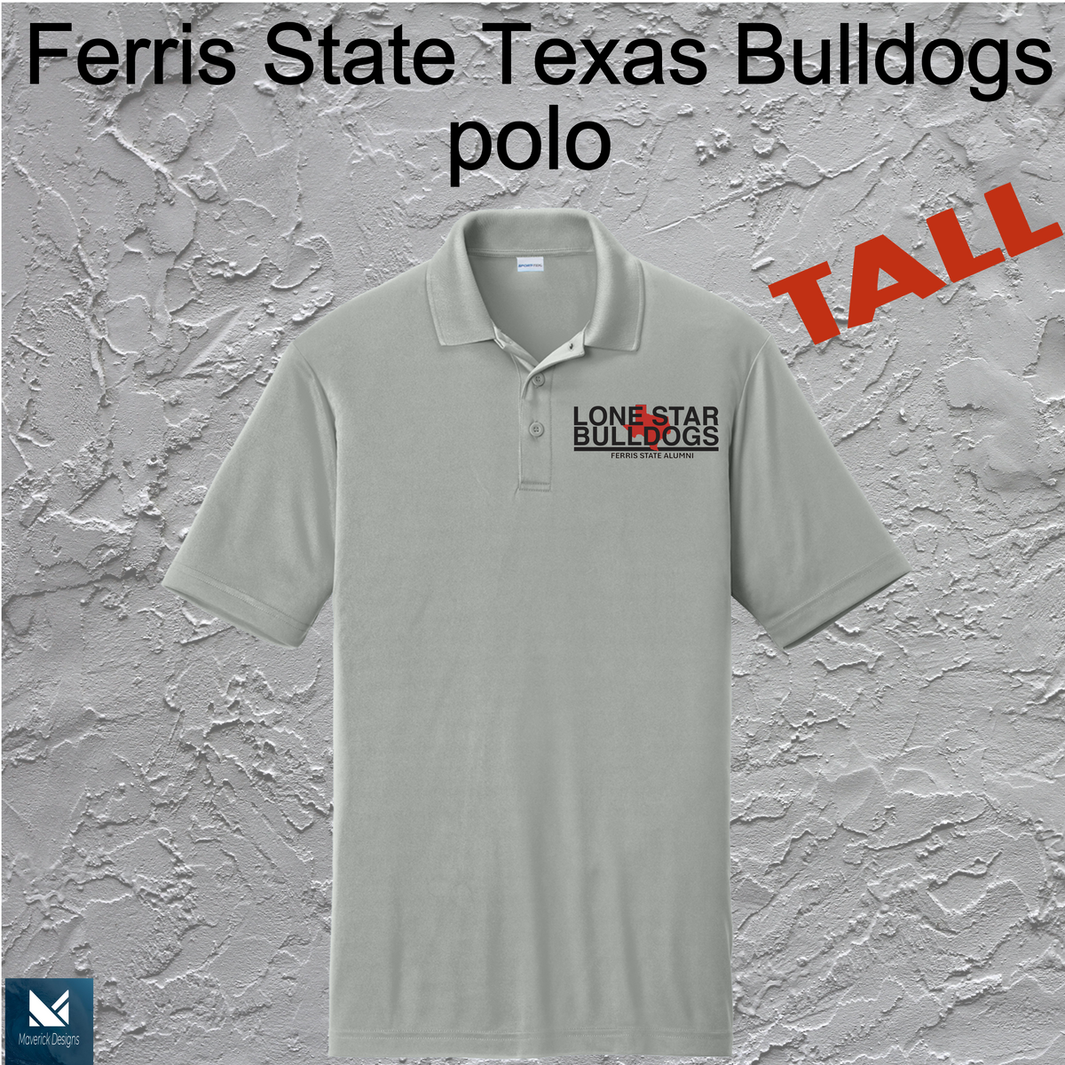 FSU Lonestar Bulldogs Polo TALL