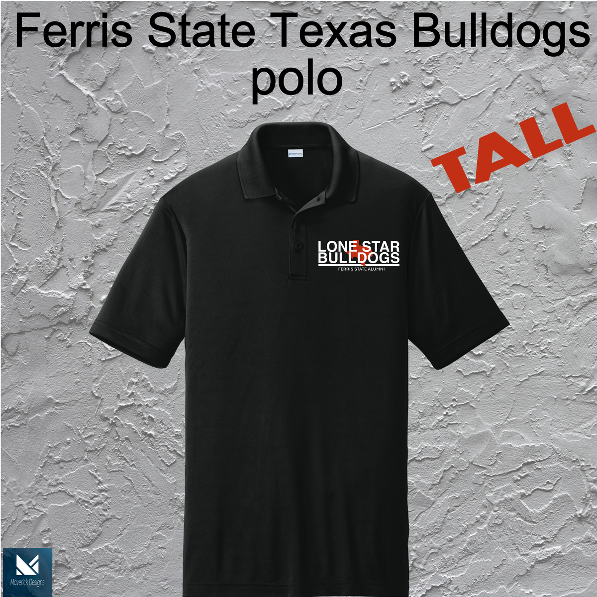 FSU Lonestar Bulldogs Polo TALL