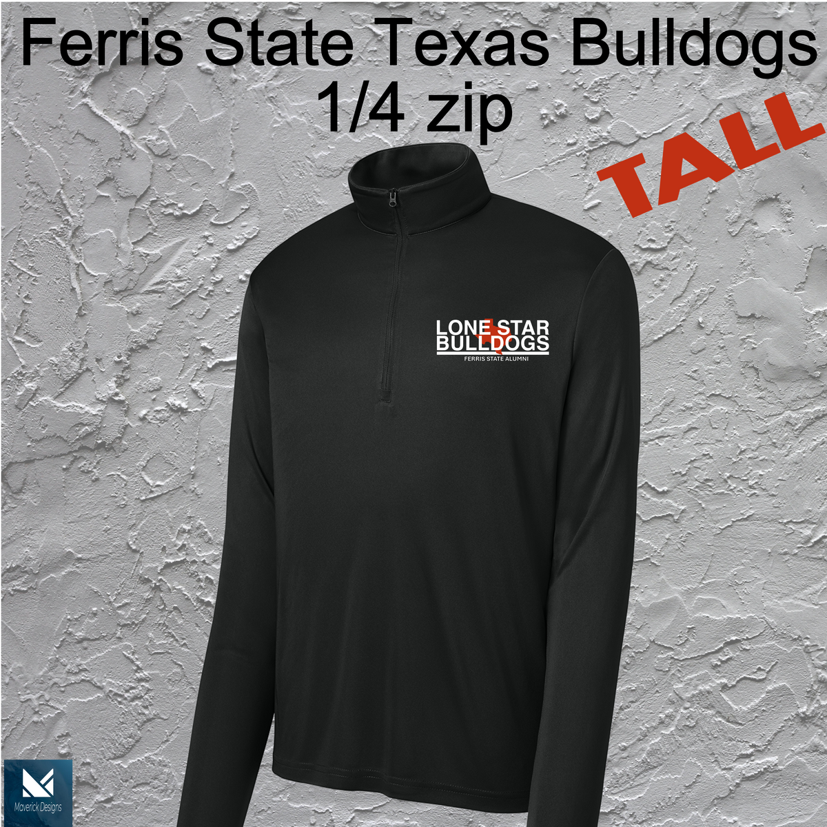 FSU Lonestar Bulldogs 1/4 Zip TALL