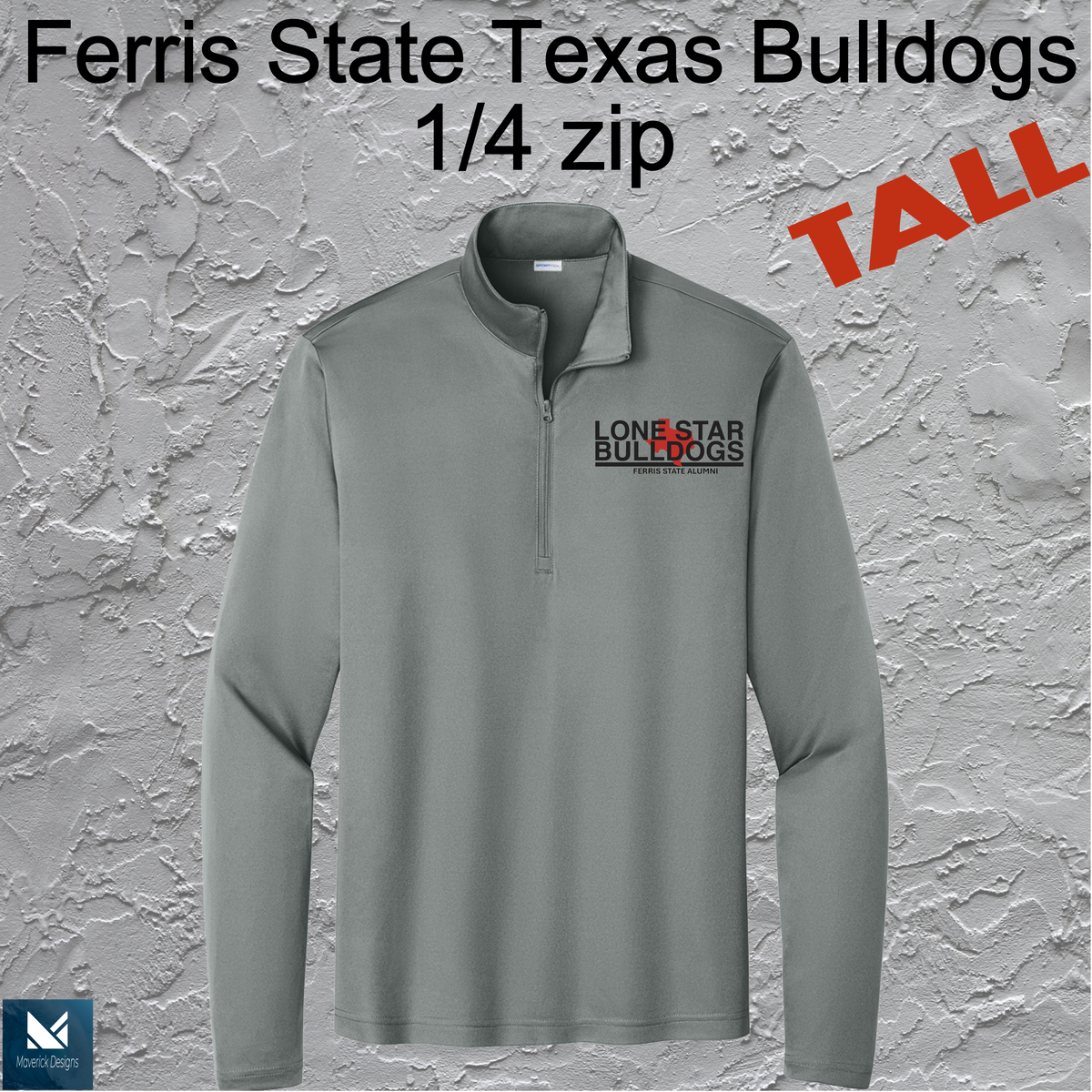 FSU Lonestar Bulldogs 1/4 Zip TALL