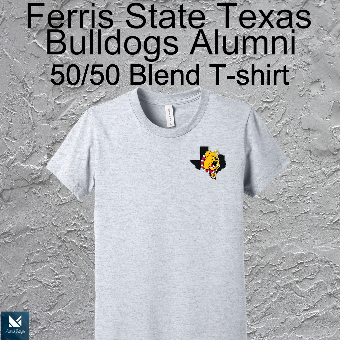 FSU Texas Bulldogs T-shirt Left Chest Logo