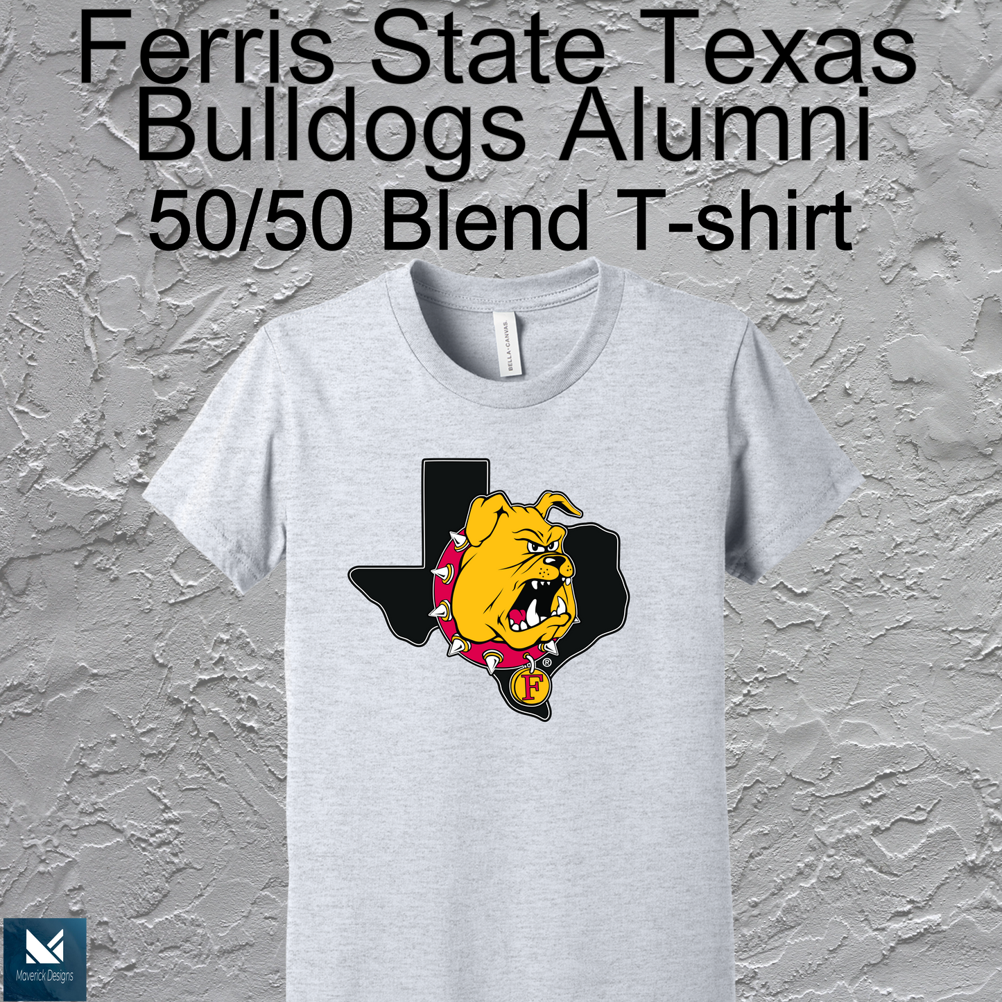 FSU Texas Bulldogs T-shirt Large Logo
