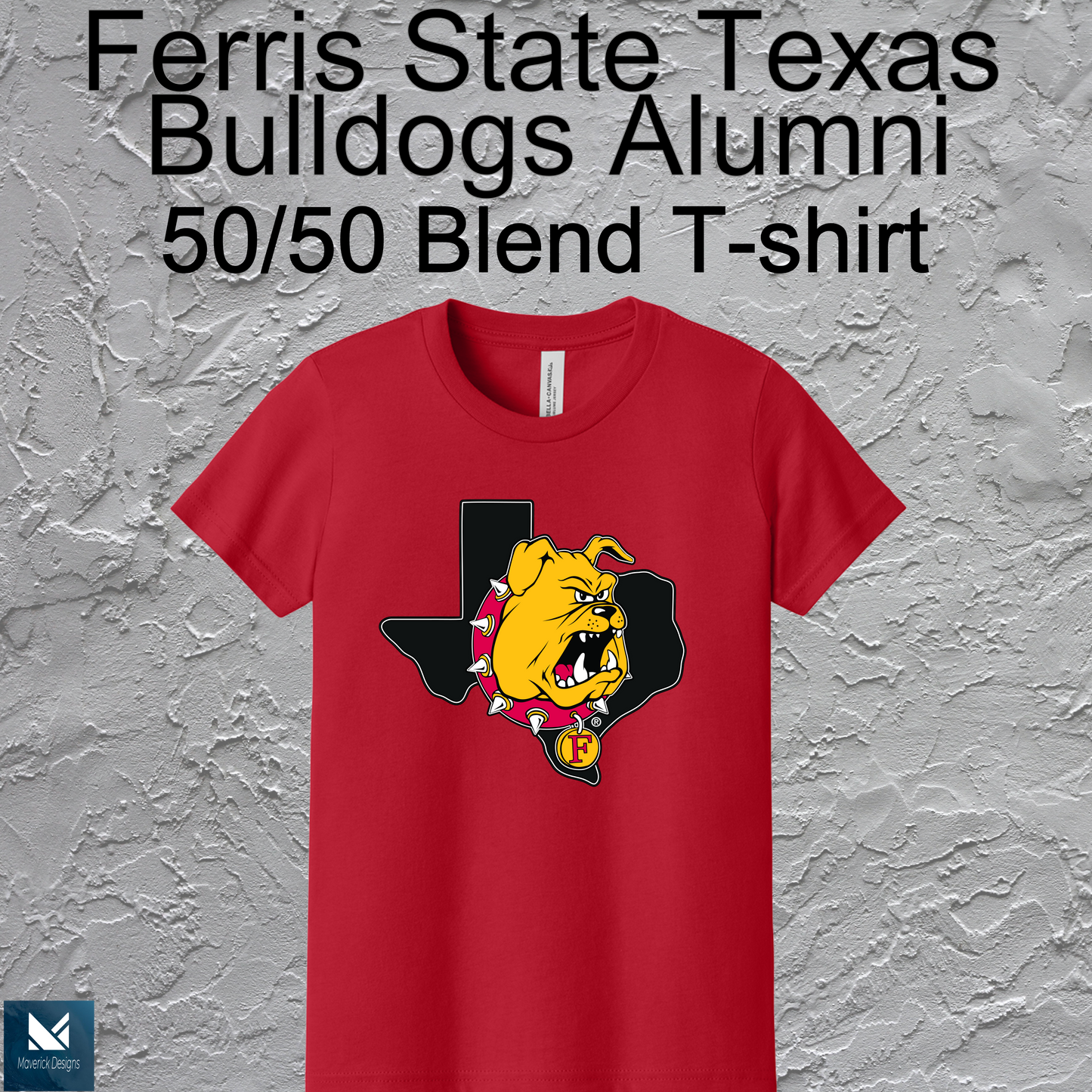 FSU Texas Bulldogs T-shirt Large Logo