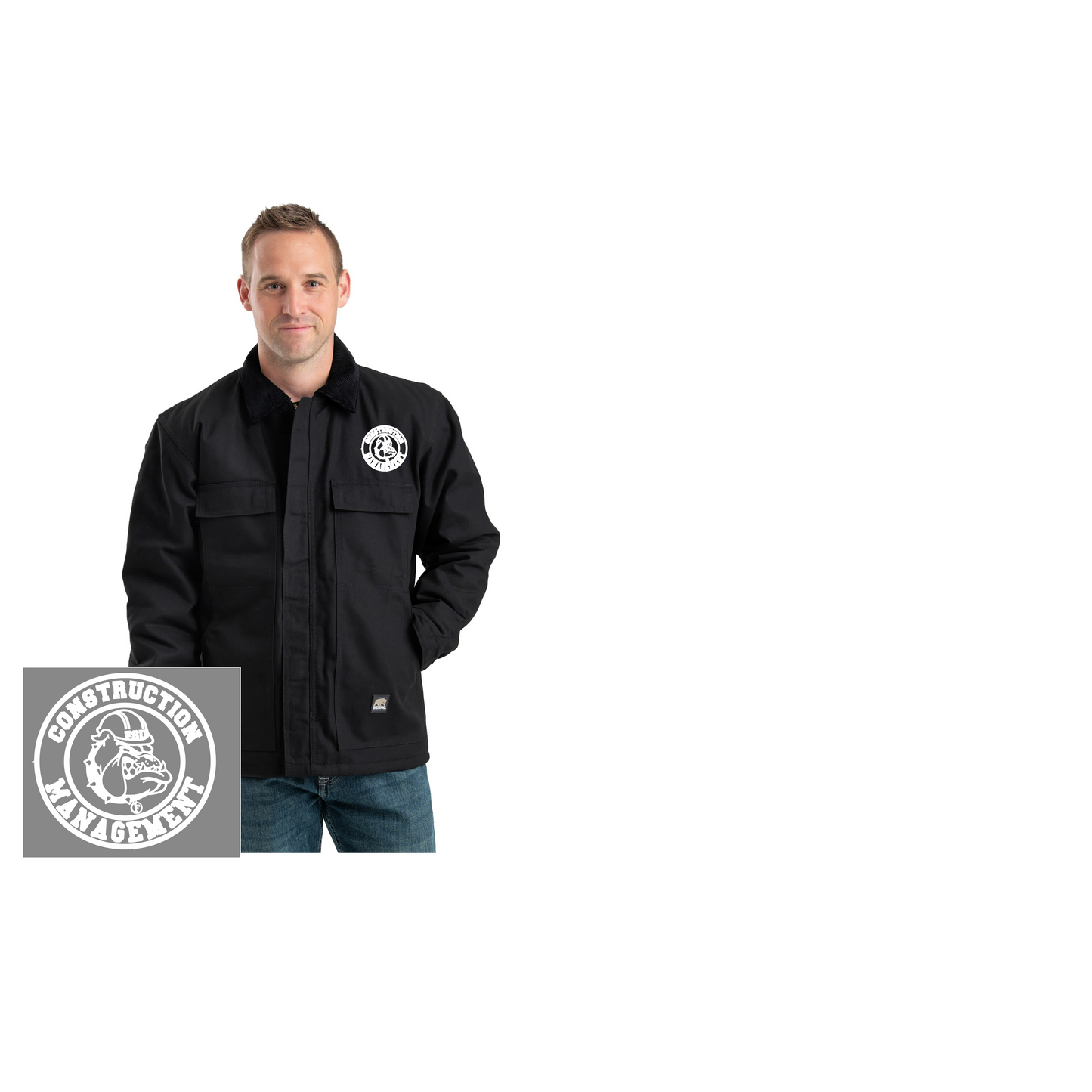 Jacket -Berne Embroidered Logo