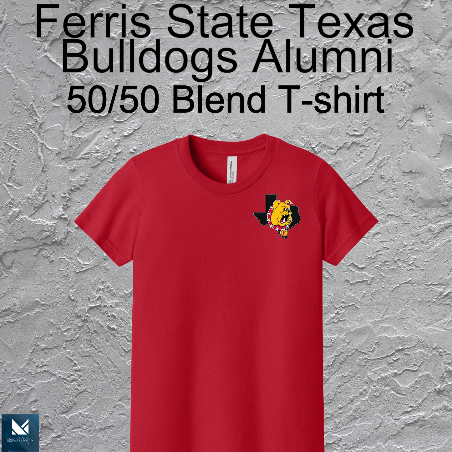 FSU Texas Bulldogs T-shirt Left Chest Logo
