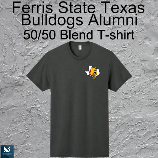 FSU Texas Bulldogs T-shirt Left Chest Logo